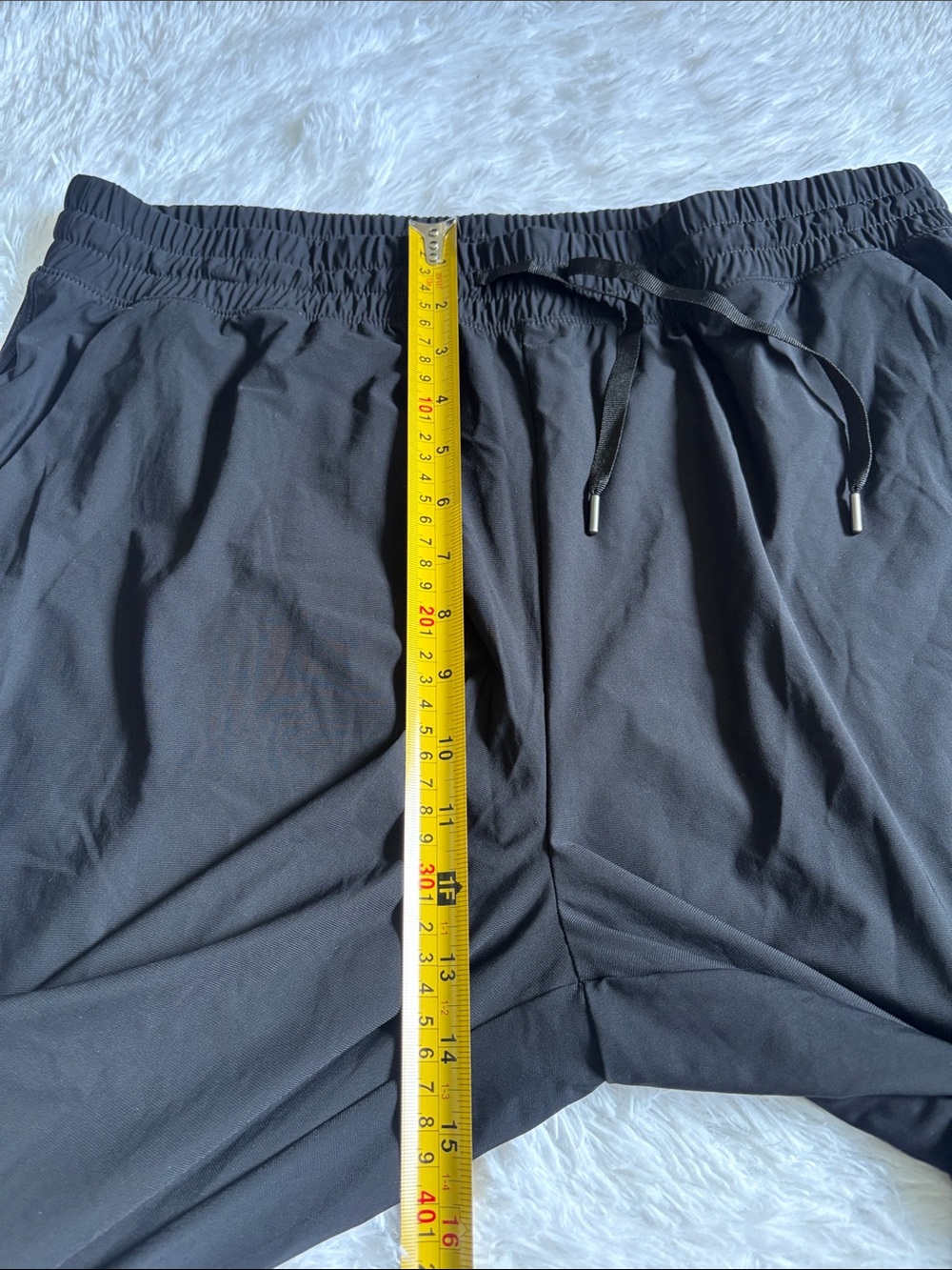 NWT Old Navy Black High-Rise Jogger Pants Go-Dry Size L - Picture 12 of 16